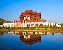 Ho Kham Luang In Chiangmai Province Of Thailand