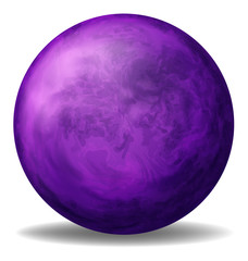 Poster - A violet ball