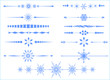 Page rule assortment with snowflakes