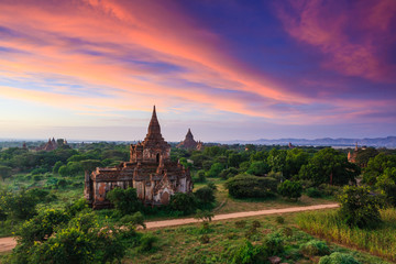 Wall Mural - Temples in Bagan, Myanmar