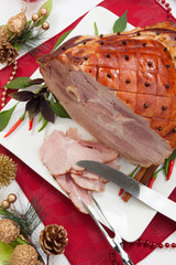 Wall Mural - Roasted Spiced Ham