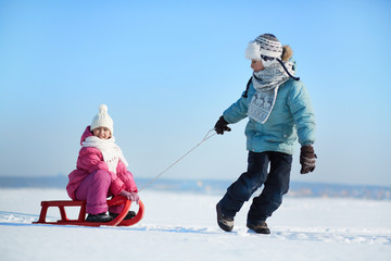 Poster - Winter ride