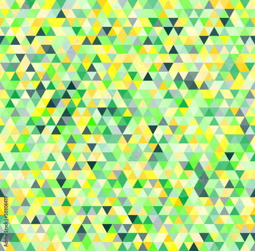 Obraz na płótnie canvas dwuczęściowy "dyptyk" Kolorowe trójkąty geometryczny wzór