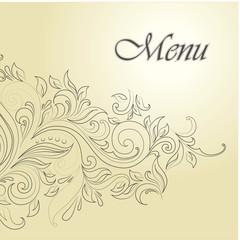 Fototapete - Menu