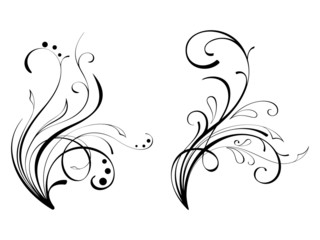 Wall Mural - Design elements (swirls)-8