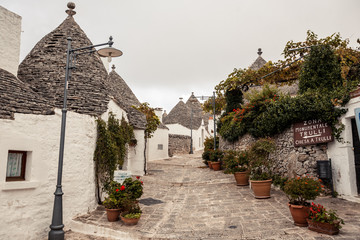 Wall Mural - Trulli houses of Alberobello, Italy