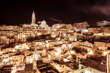 Wall Mural - Ancient city Matera in Italy