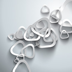 Poster - Abstract 3D Paper Infographics
