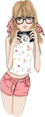 girl with camera 2