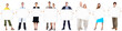 © grinny - Business people group with banner.