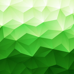 Poster - Abstract Green Triangle Background