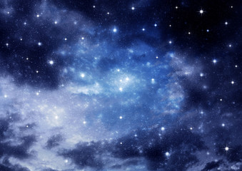 Wall Mural - galaxy in a free space