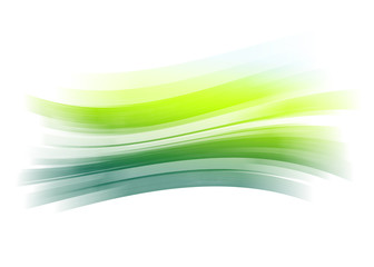 Fototapete - Green painted brush stroke background