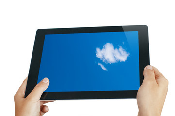 tablet pc isolated