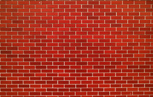 Modern Red Brick Wall