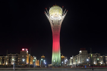 Downtown of Astana city - the capital of Kazakhstan