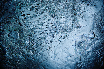 Wall Mural - texture of ice, frozen water