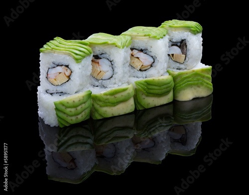 Board z aluminiowym obramowaniem Zestaw sushi