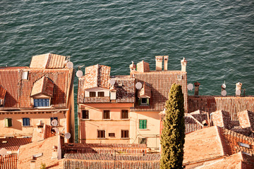 Sticker - Aerial View from Rovinj Belfry, Croatia