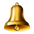 Golden bell isolated