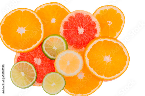 Board z aluminiowym obramowaniem Orangenscheiben