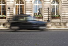 Taxi In Motion In London