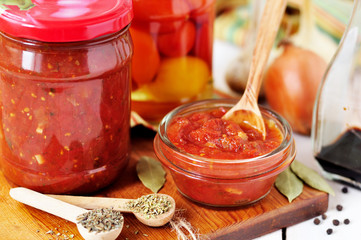 Canning Marinara sauce, tomato preserves