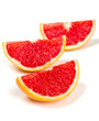 © Diana Taliun - cut red grapefruit isolated on white