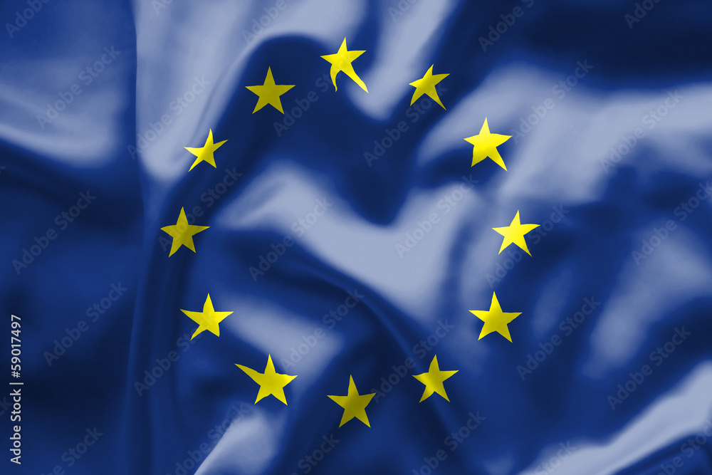 UE flag - obrazy, fototapety, plakaty 