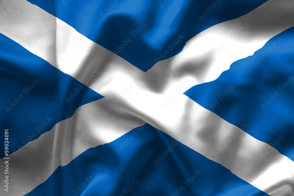 Scotland flag - obrazy, fototapety, plakaty 