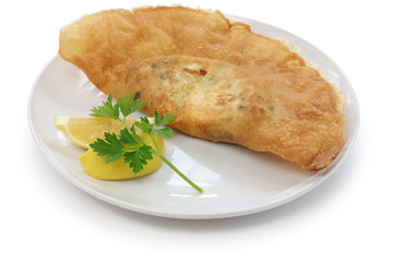 brik, egg and tuna turnover, tunisian food