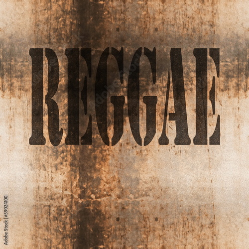 Obraz na płótnie canvas dwuczęściowy "dyptyk" Muzyka reggae słowo muzyka streszczenie grunge