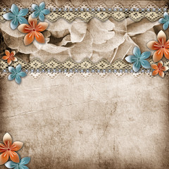 Wall Mural - beautiful vintage  background