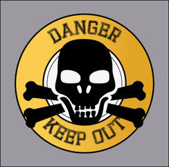 Sticker - danger design