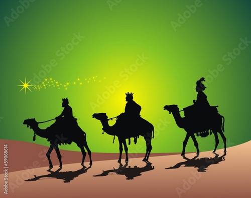 Plakat na papierze fotorealistycznym Wisemen_4