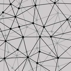 abstract black and white net seamless background