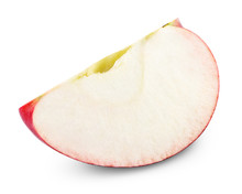 Slice Of Red Apple