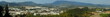 Panorama of city Roznov pod Radhostem, Czech Republic