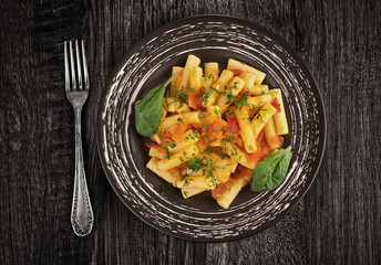 Canvas Print - Penne Pasta with tomato