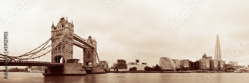 Naklejka samoprzylepna Panoramę Londynu