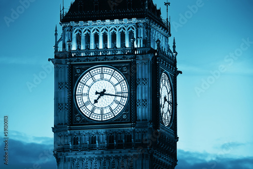 Naklejka samoprzylepna Zbliżenie big ben