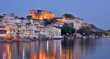 Magnificent view of Udaipur, Rajasthan at night