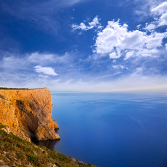 Sticker - san Antonio Cape high angle view of Mediterranean Sea