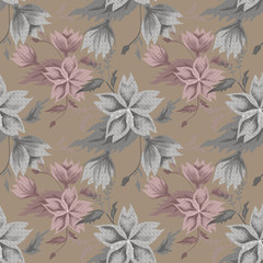  Seamless floral pattern