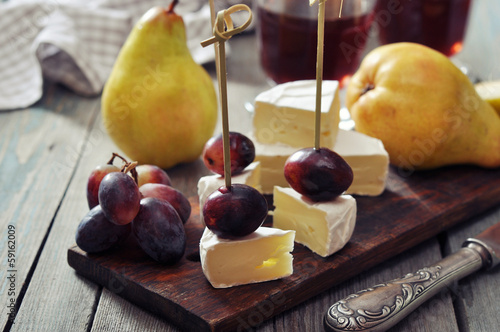 Fotoboard na płycie Canape z camembert