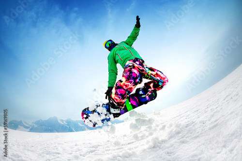 Board z aluminiowym obramowaniem Snowboardind