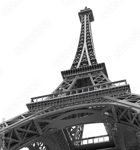 Plakat na papierze fotorealistycznym Eifelturm