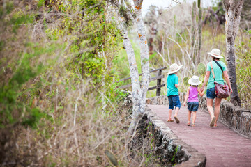 Poster - Family on a hike