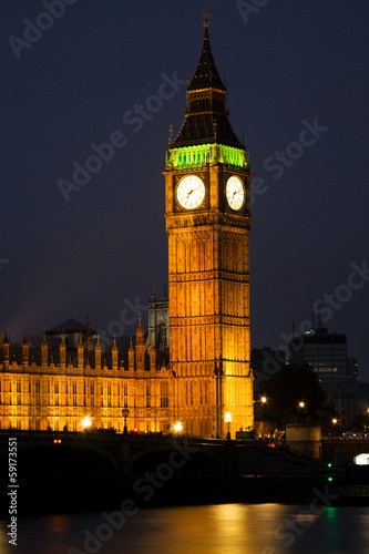 Naklejka samoprzylepna Opactwo westminsterskie z big ben, Londyn