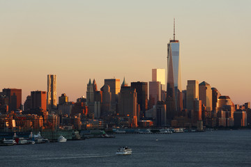 Fototapete - New York skyline Freedom tower